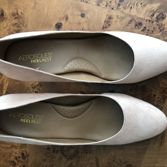 Aerosoles Octagon Block Heel Pump in Pink Size 11 - Picture 2 of 2